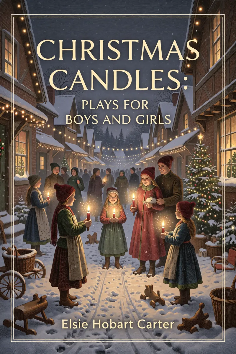 Cover of Christmas Candles: Plays for Boys and Girls by Elsie Hobart Carter