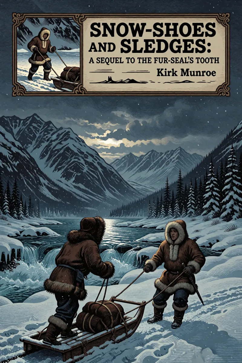 Cover of Snow-shoes and Sledges: A Sequel to "The Fur-Seal's Tooth" by Kirk Munroe