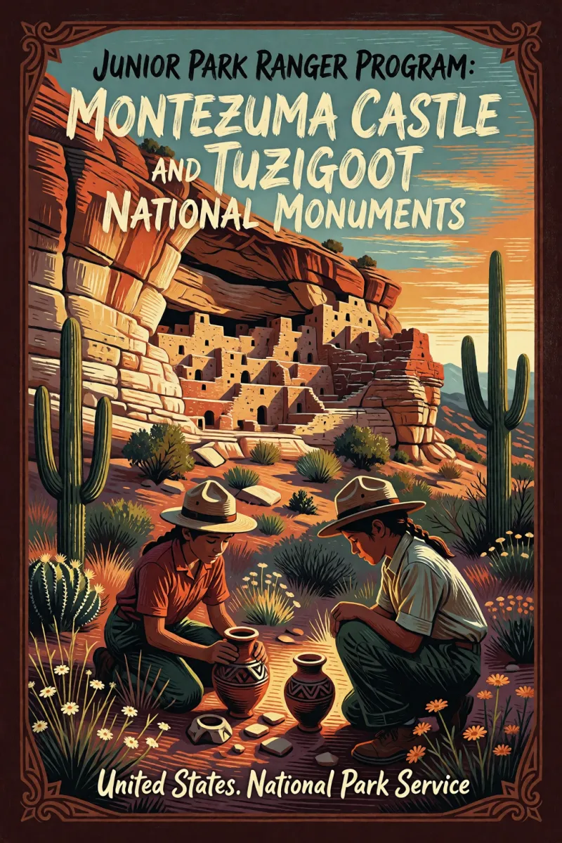 Cover of Junior Park Ranger Program: Montezuma Castle and Tuzigoot National Monuments by United States. National Park Service
