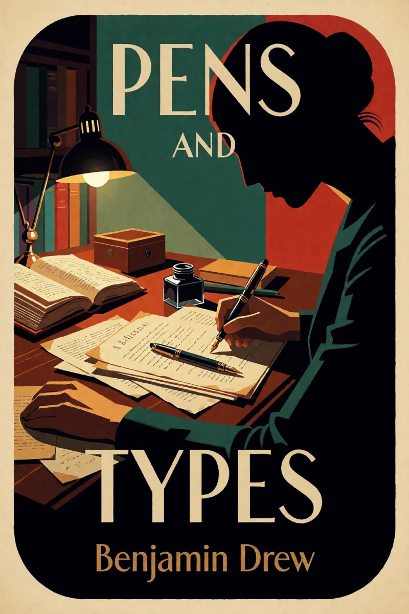 Cover of Pens and types by Benjamin Drew