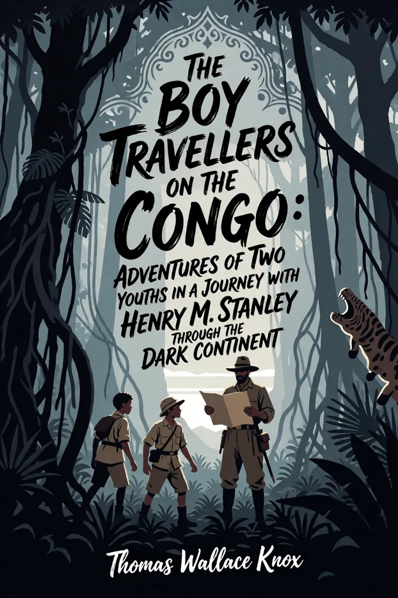 Cover of The Boy Travellers on the Congo: Adventures of Two Youths in a Journey with Henry M. Stanley "Through the Dark Continent" by Thomas Wallace Knox