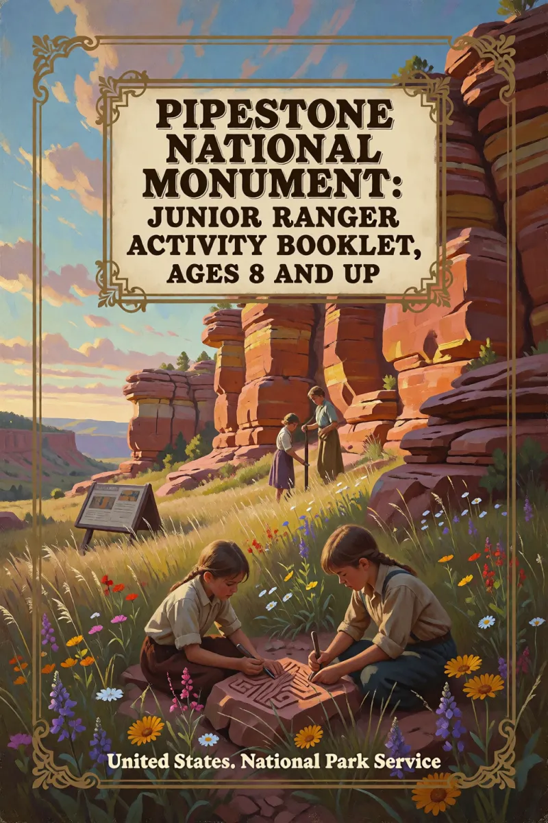 Cover of Pipestone National Monument: Junior Ranger Activity Booklet, Ages 8 and Up by United States. National Park Service