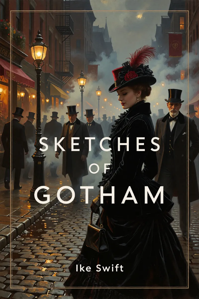 Cover of Sketches of Gotham by Ike Swift