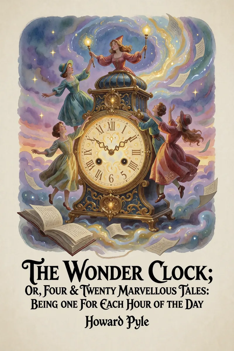 Cover of The Wonder Clock; or, four & twenty marvellous Tales: being one for each hour of the day by Howard Pyle