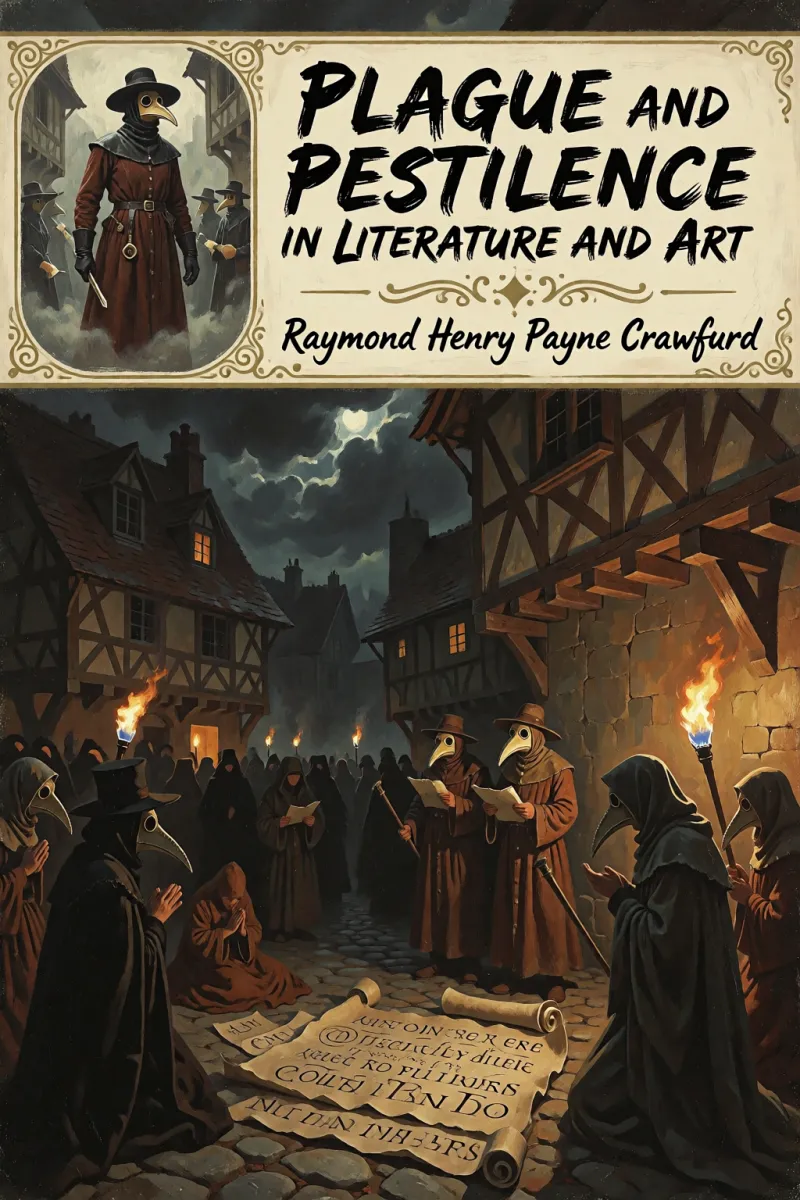 Cover of Plague and pestilence in literature and art by Raymond Henry Payne Crawfurd