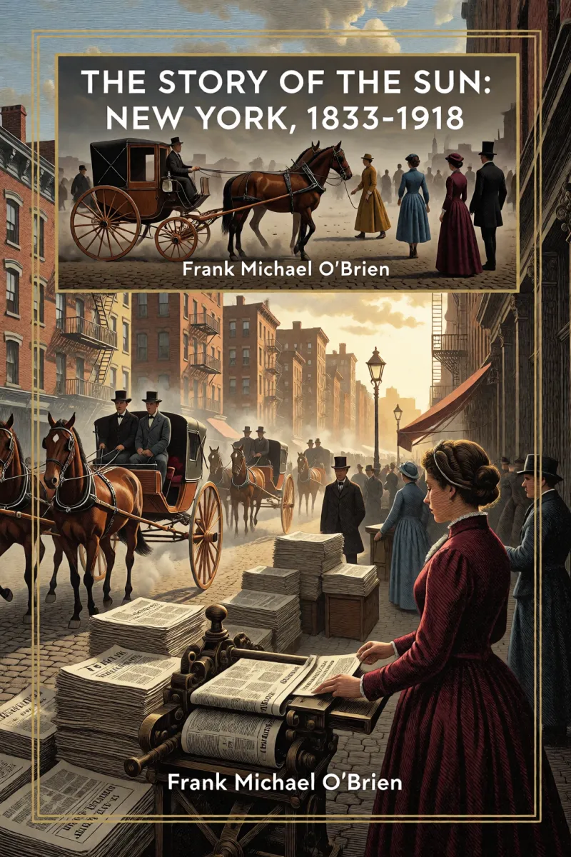 Cover of The Story of the Sun: New York, 1833-1918 by Frank Michael O'Brien