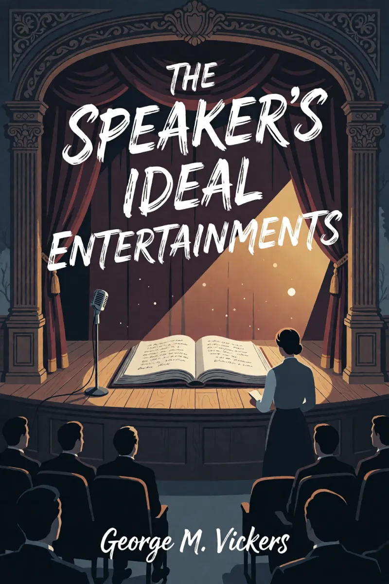 Cover of The speaker's ideal entertainments by George M. Vickers