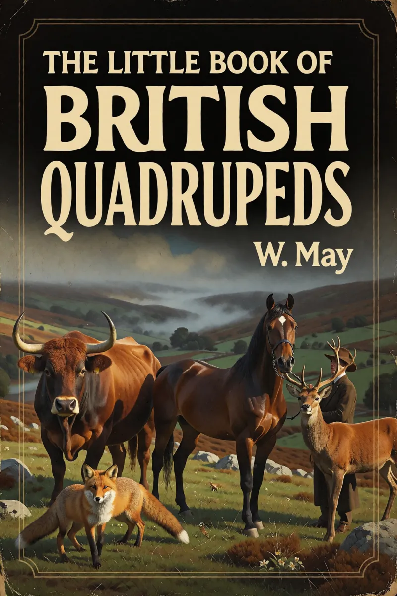 Cover of The little book of British quadrupeds by W. May