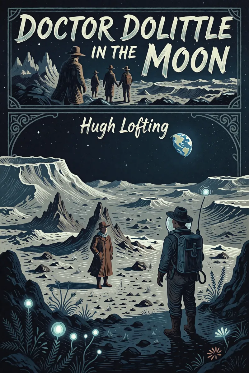 Cover of Doctor Dolittle in the Moon by Hugh Lofting