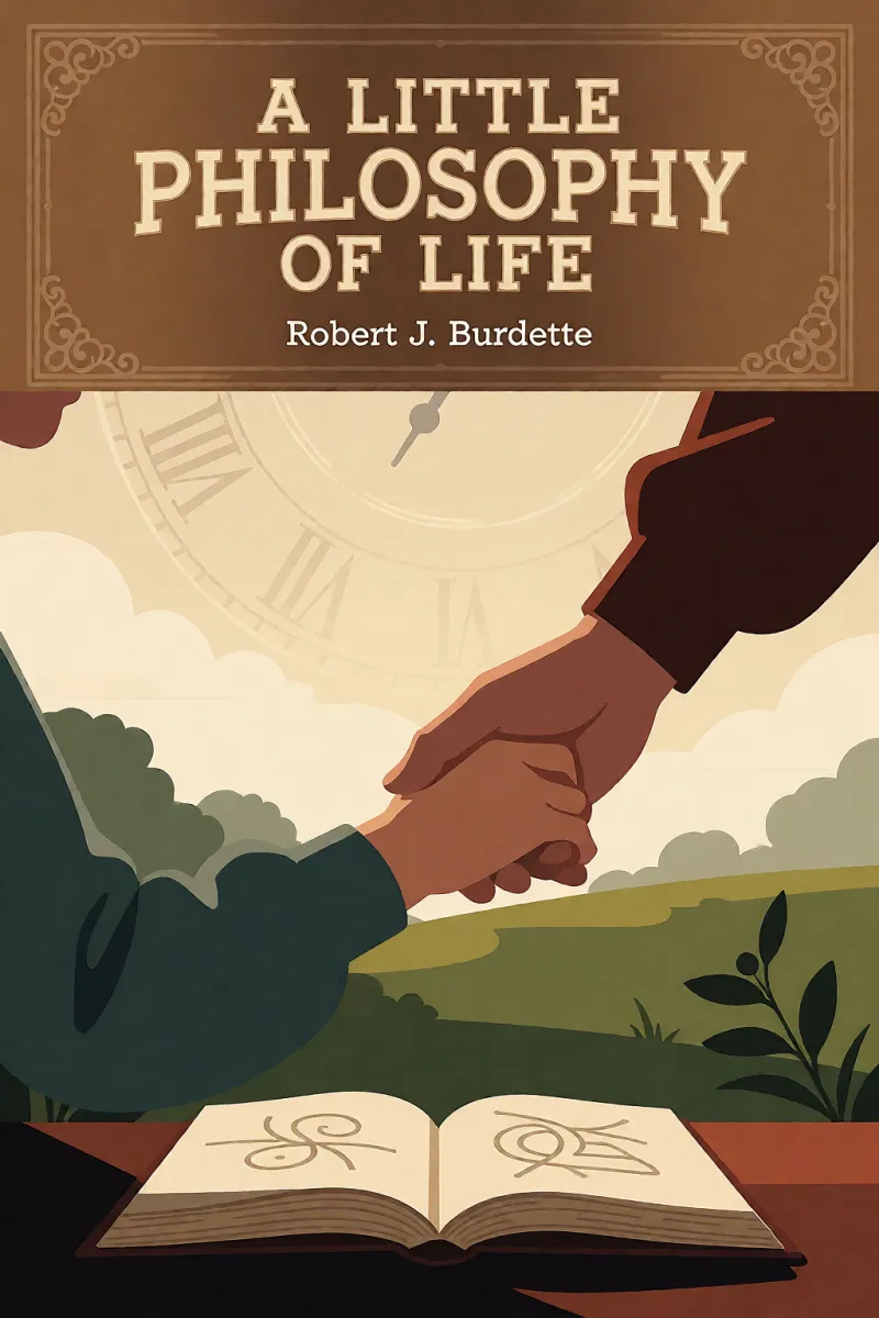 Cover of A little philosophy of life by Robert J. Burdette