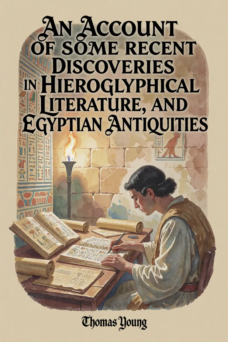 Cover of An account of some recent discoveries in hieroglyphical literature, and Egyptian antiquities by Thomas Young