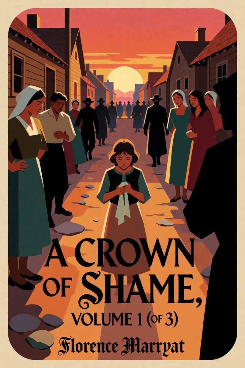 Cover of A crown of shame, volume 1 (of 3) by Florence Marryat