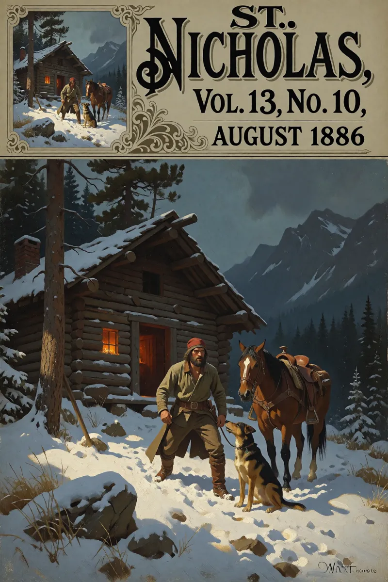 Cover of St. Nicholas, Vol. 13, No. 10, August 1886 by Various