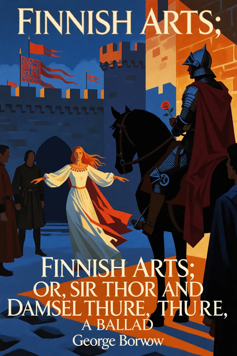 Cover of Finnish Arts; Or, Sir Thor and Damsel Thure, a Ballad by George Borrow