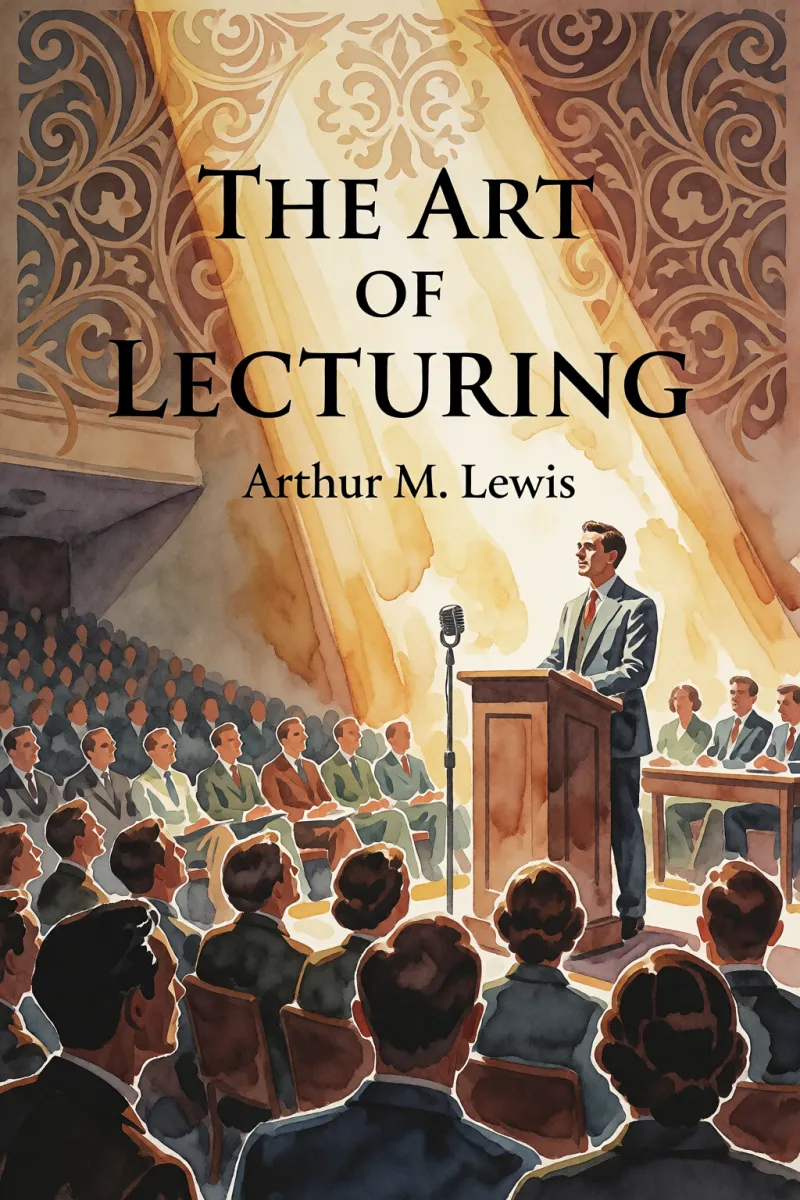 Cover of The Art of Lecturing by Arthur M. Lewis