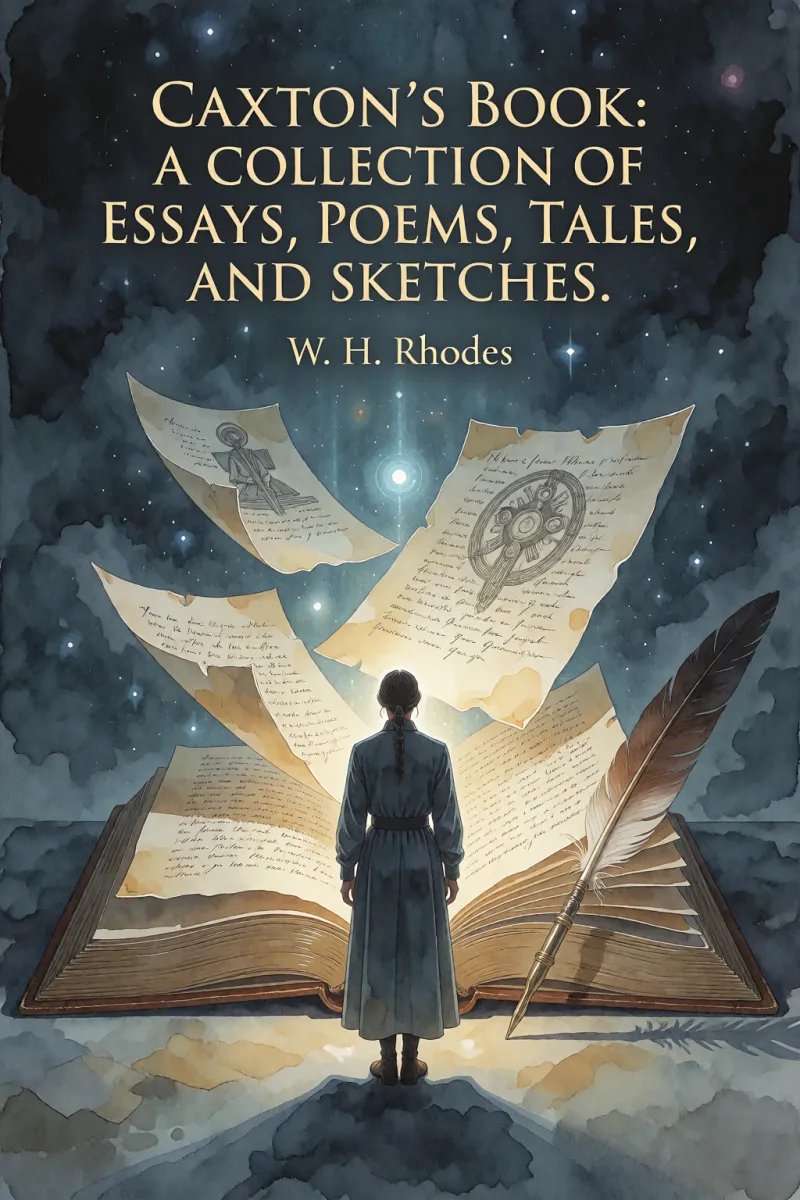 Cover of Caxton's Book: A Collection of Essays, Poems, Tales, and Sketches. by W. H. Rhodes