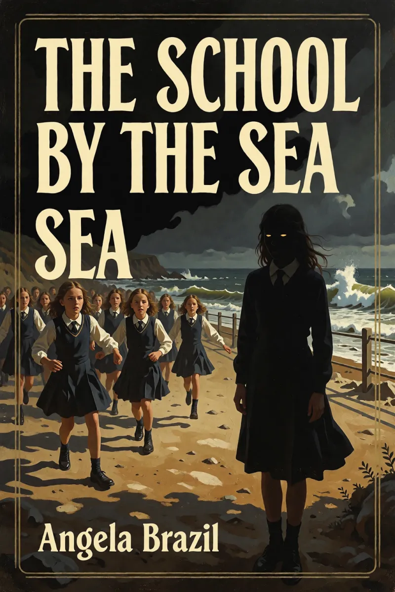 Cover of The School by the Sea by Angela Brazil