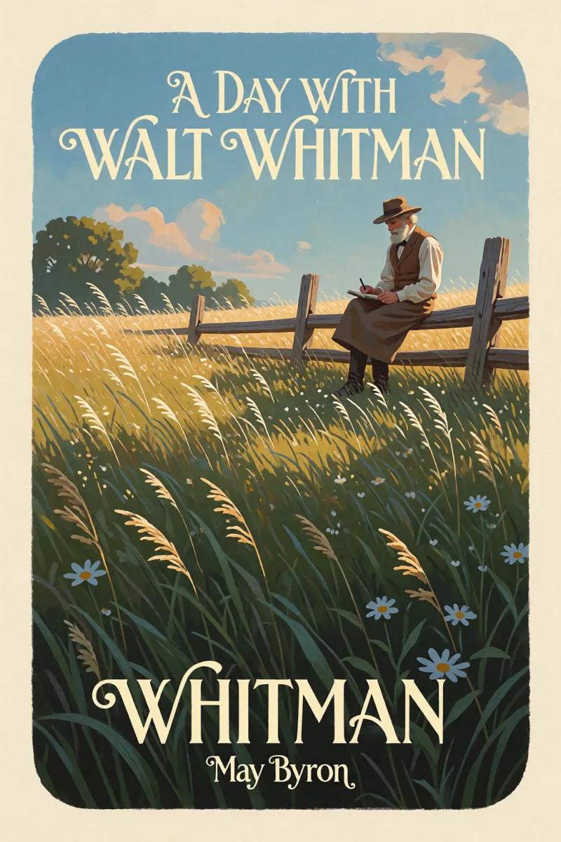 Cover of A Day with Walt Whitman by May Byron