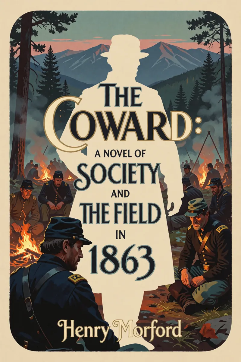 Cover of The Coward: A Novel of Society and the Field in 1863 by Henry Morford