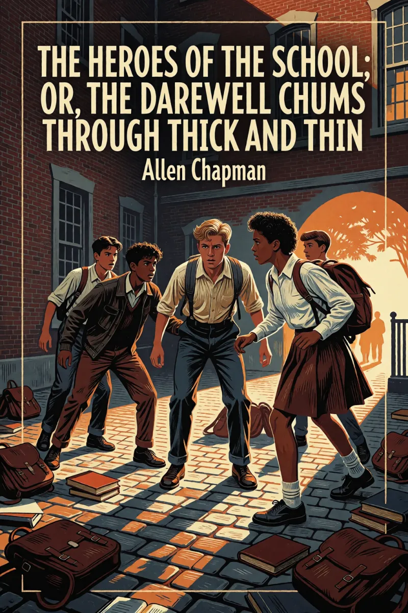Cover of The Heroes of the School; or, The Darewell Chums Through Thick and Thin by Allen Chapman