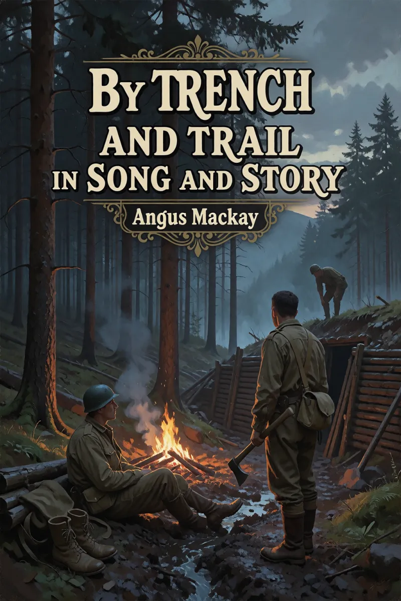 Cover of By Trench and Trail in Song and Story by Angus Mackay