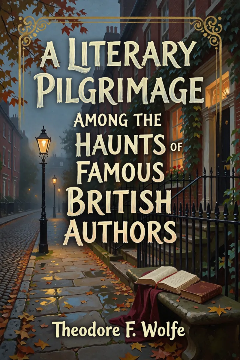 Cover of A Literary Pilgrimage Among the Haunts of Famous British Authors by Theodore F. Wolfe