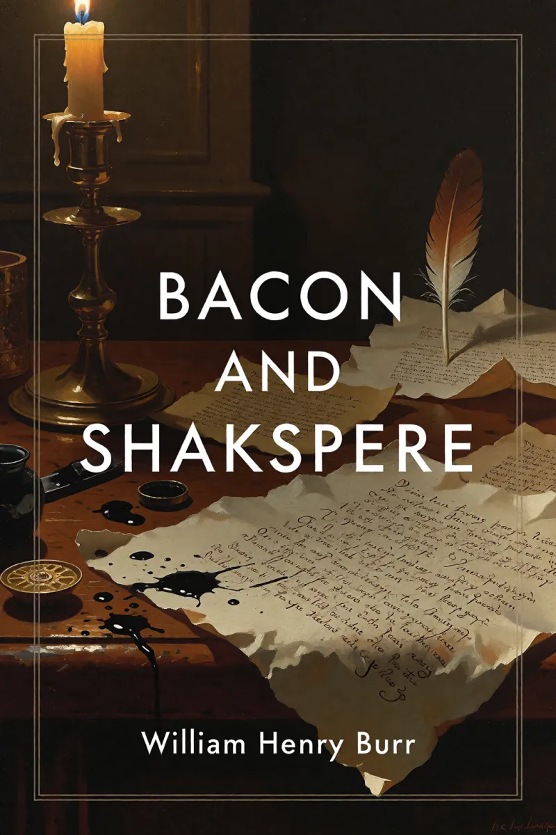Cover of Bacon and Shakspere by William Henry Burr