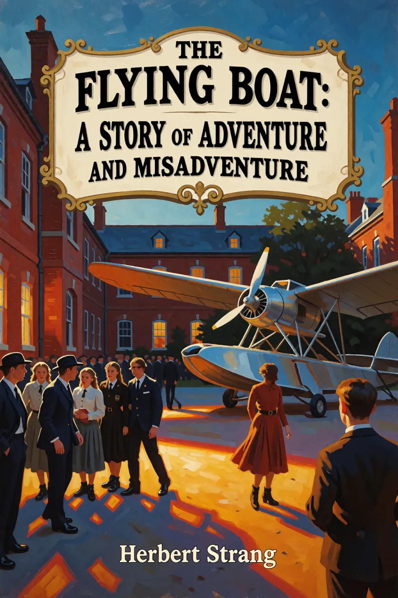 Cover of The Flying Boat: A Story of Adventure and Misadventure by Herbert Strang