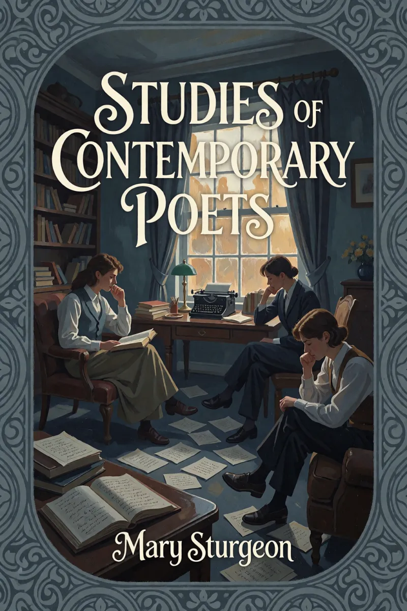 Cover of Studies of Contemporary Poets by Mary Sturgeon