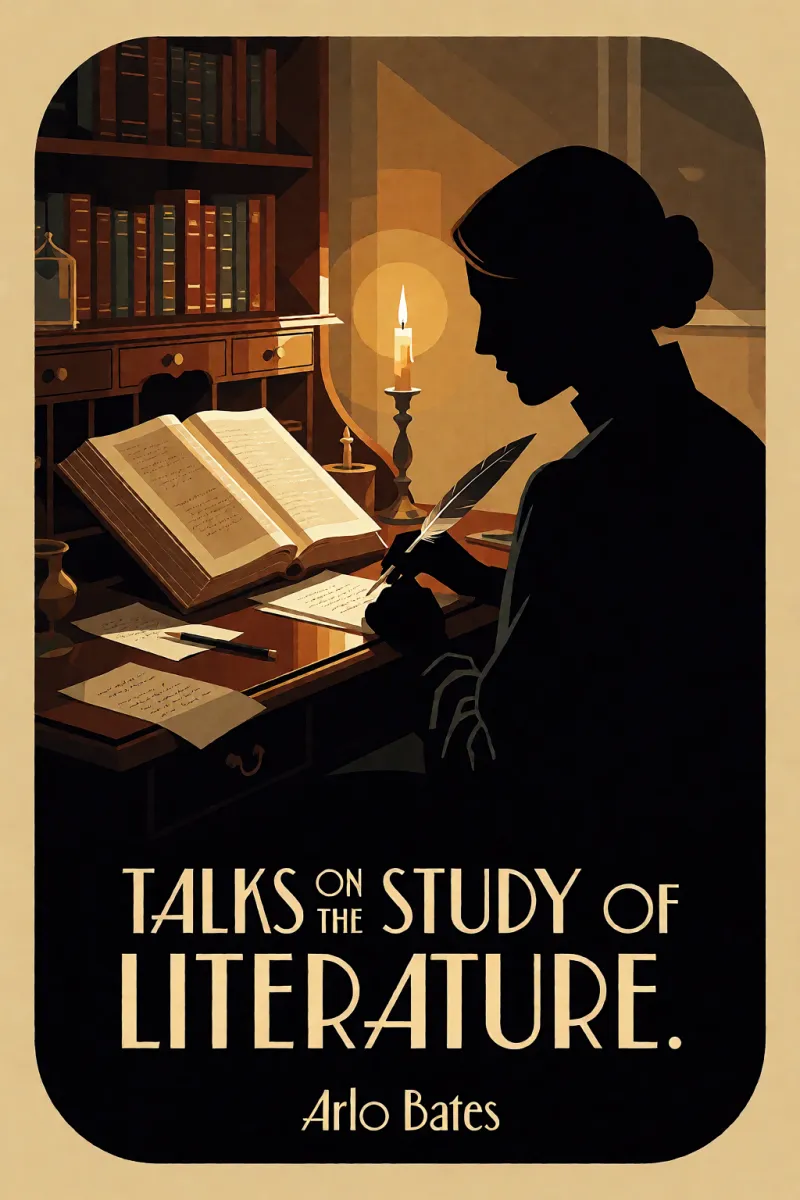 Cover of Talks on the study of literature. by Arlo Bates