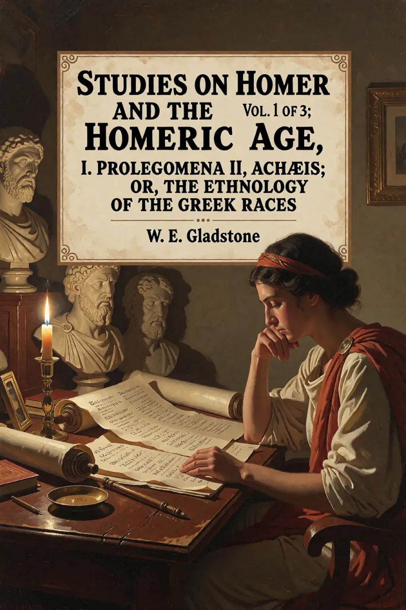 Cover of Studies on Homer and the Homeric Age, Vol. 1 of 3: I. Prolegomena II. Achæis; or, the Ethnology of the Greek Races by W. E. Gladstone