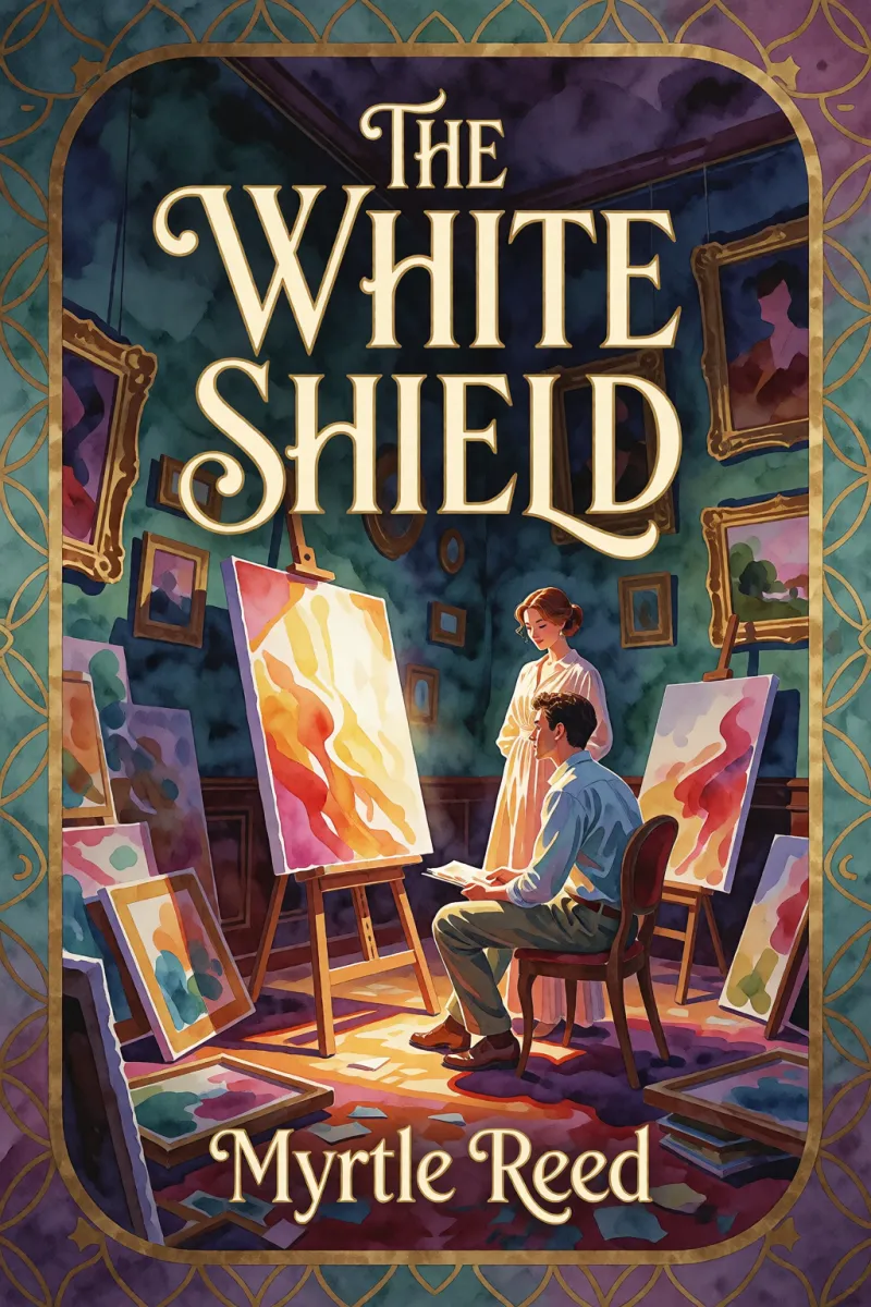 Cover of The White Shield by Myrtle Reed