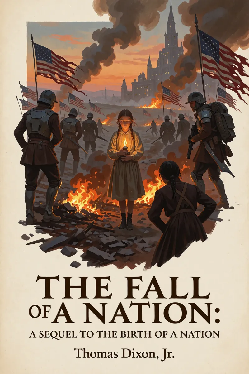 Cover of The Fall of a Nation: A Sequel to the Birth of a Nation by Thomas Dixon, Jr.