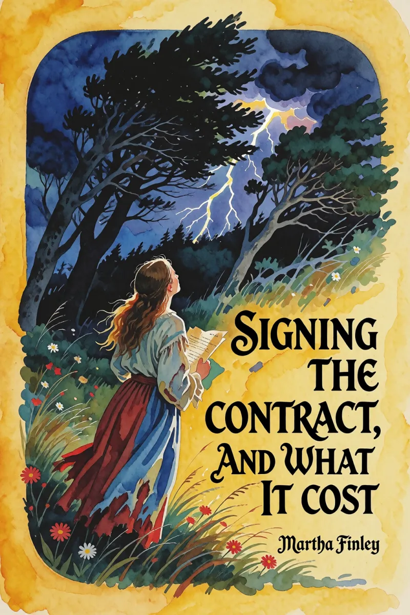 Cover of Signing the Contract, and What It Cost by Martha Finley