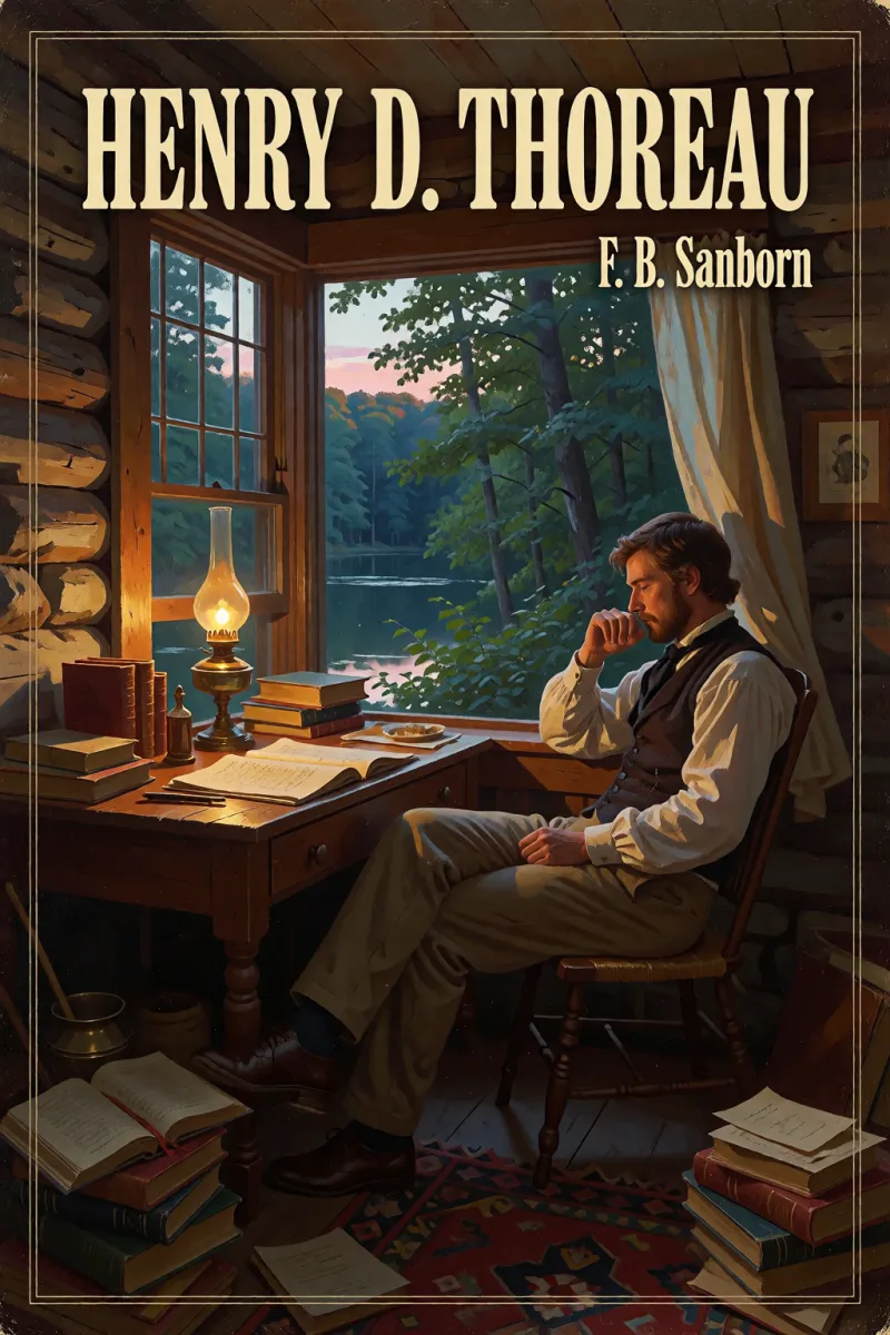 Cover of Henry D. Thoreau by F. B. Sanborn