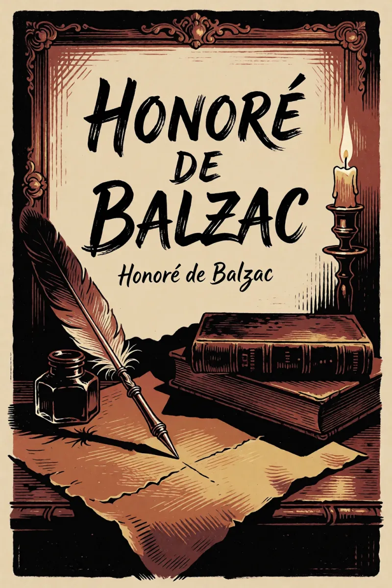Cover of Honoré de Balzac by Honoré de Balzac