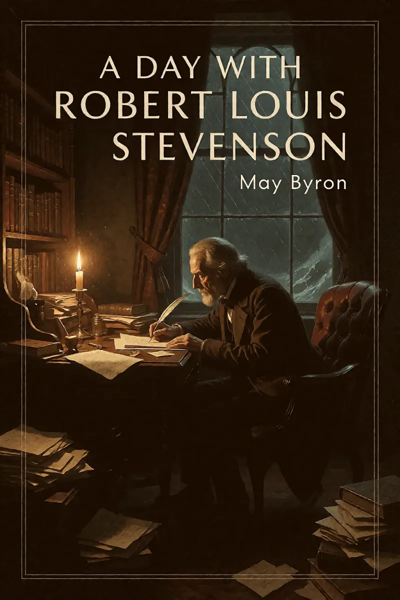 Cover of A Day with Robert Louis Stevenson by May Byron