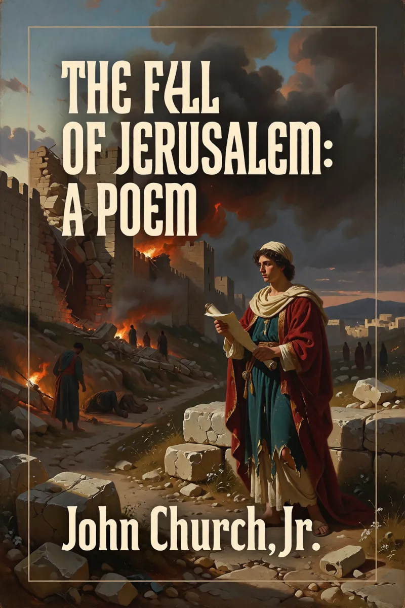 Cover of The Fall of Jerusalem: A Poem by John Church, Jr.