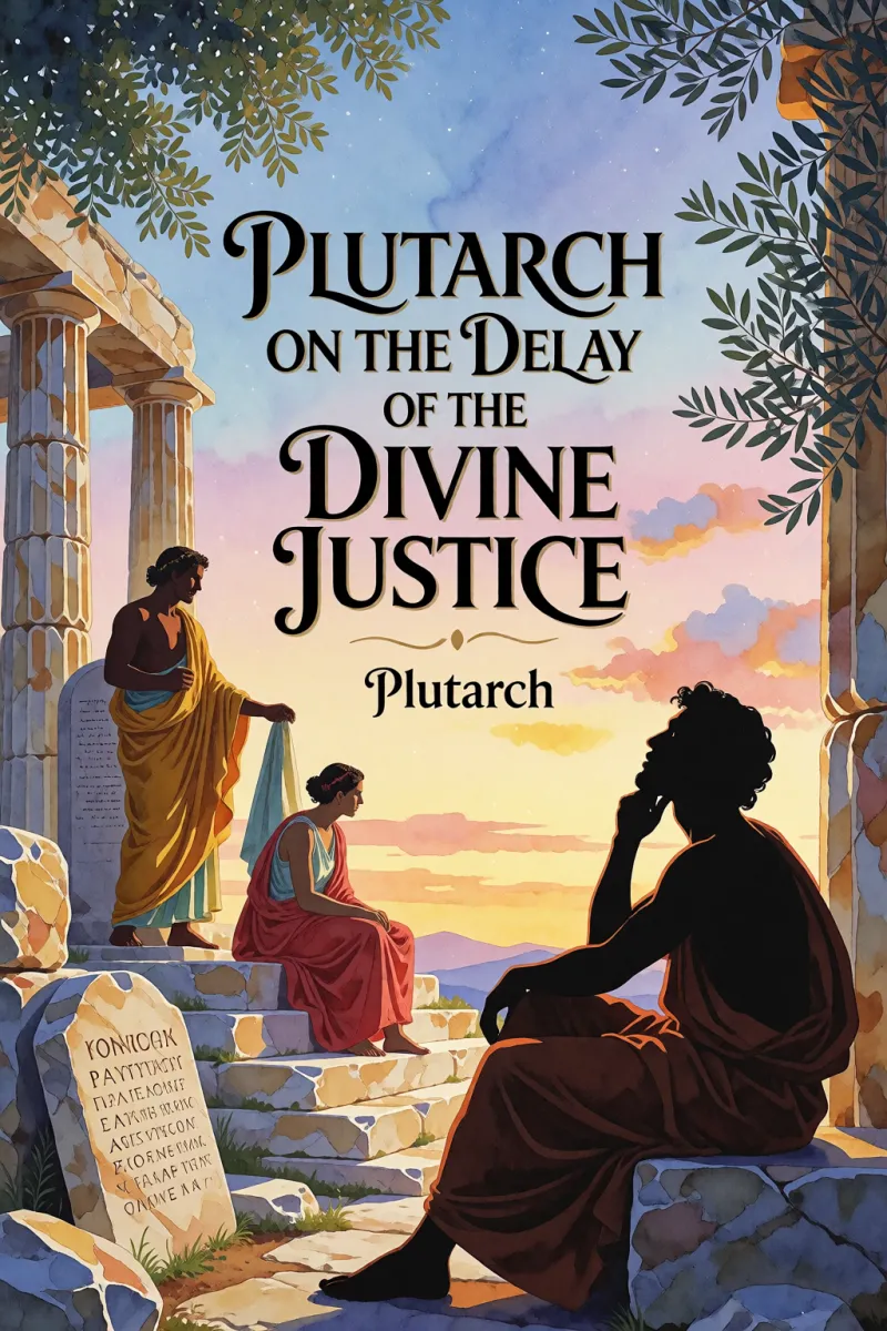 Cover of Plutarch on the Delay of the Divine Justice by Plutarch