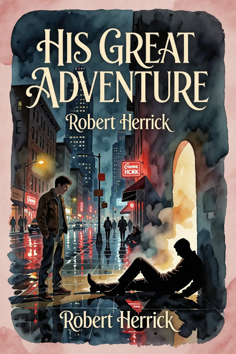 Cover of His Great Adventure by Robert Herrick