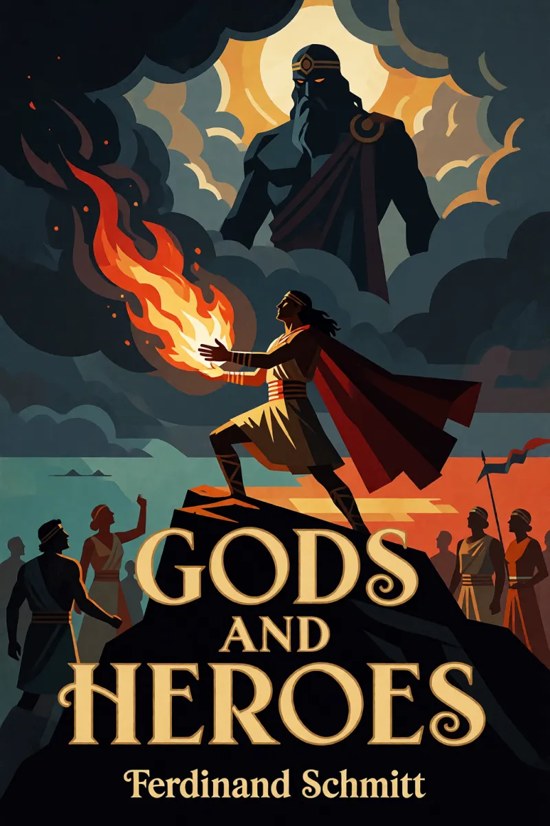 Cover of Gods and Heroes by Ferdinand Schmidt