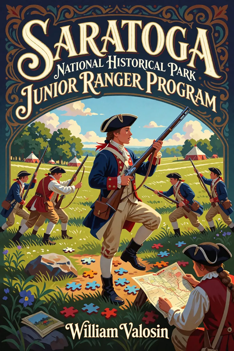 Cover of Saratoga National Historical Park Junior Ranger Program by William Valosin