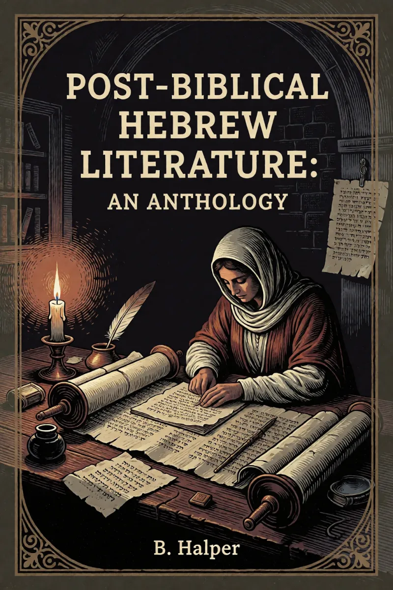 Cover of Post-Biblical Hebrew Literature: An Anthology by B. Halper