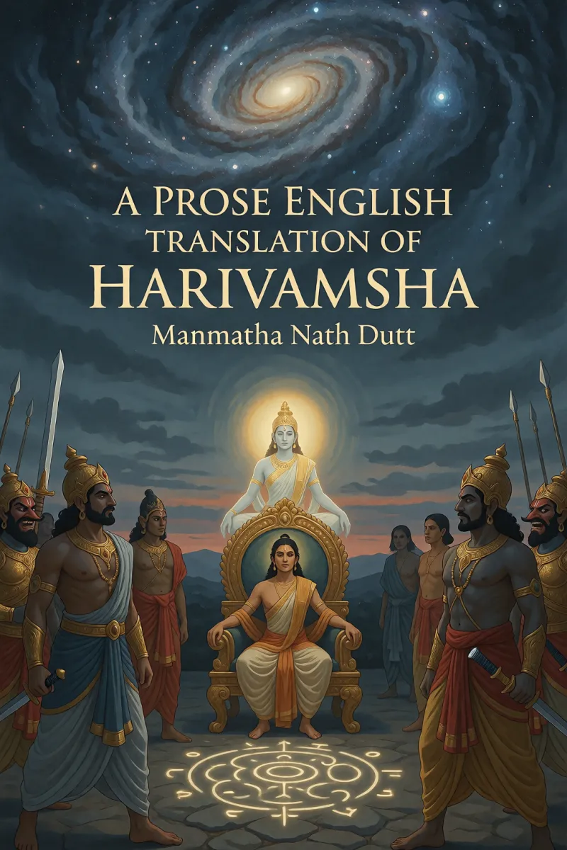 Cover of A Prose English Translation of Harivamsha by Manmatha Nath Dutt