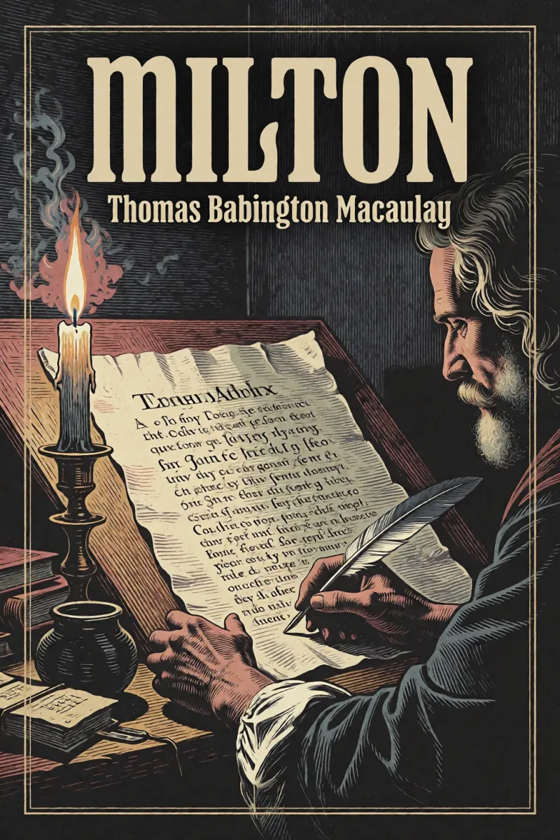Cover of Milton by Thomas Babington Macaulay