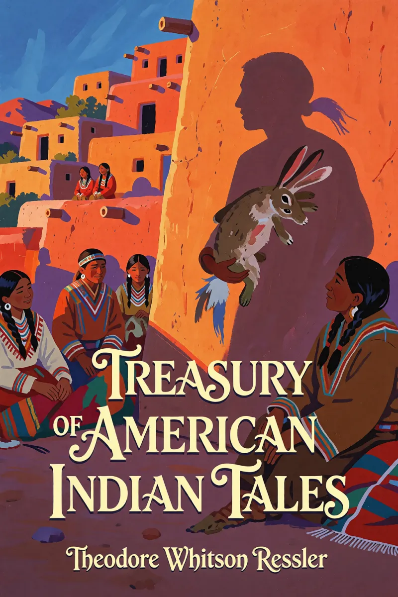Cover of Treasury of American Indian Tales by Theodore Whitson Ressler
