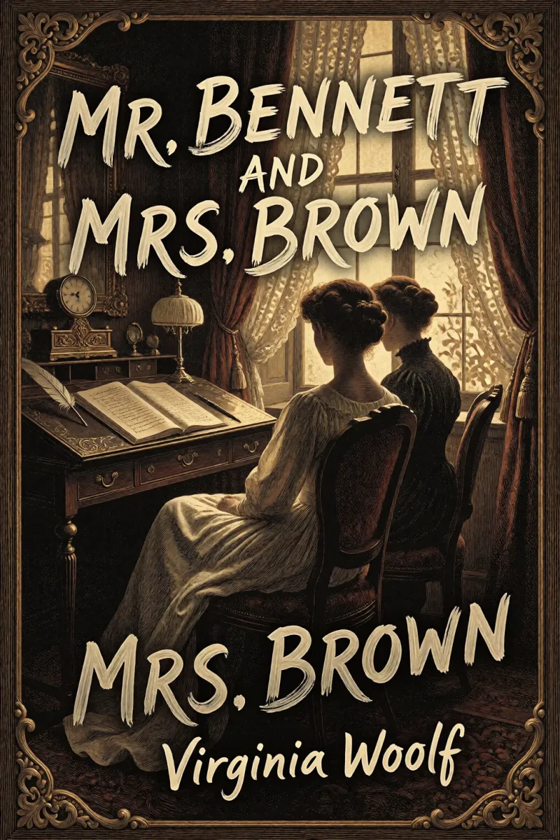 Cover of Mr. Bennett and Mrs. Brown by Virginia Woolf