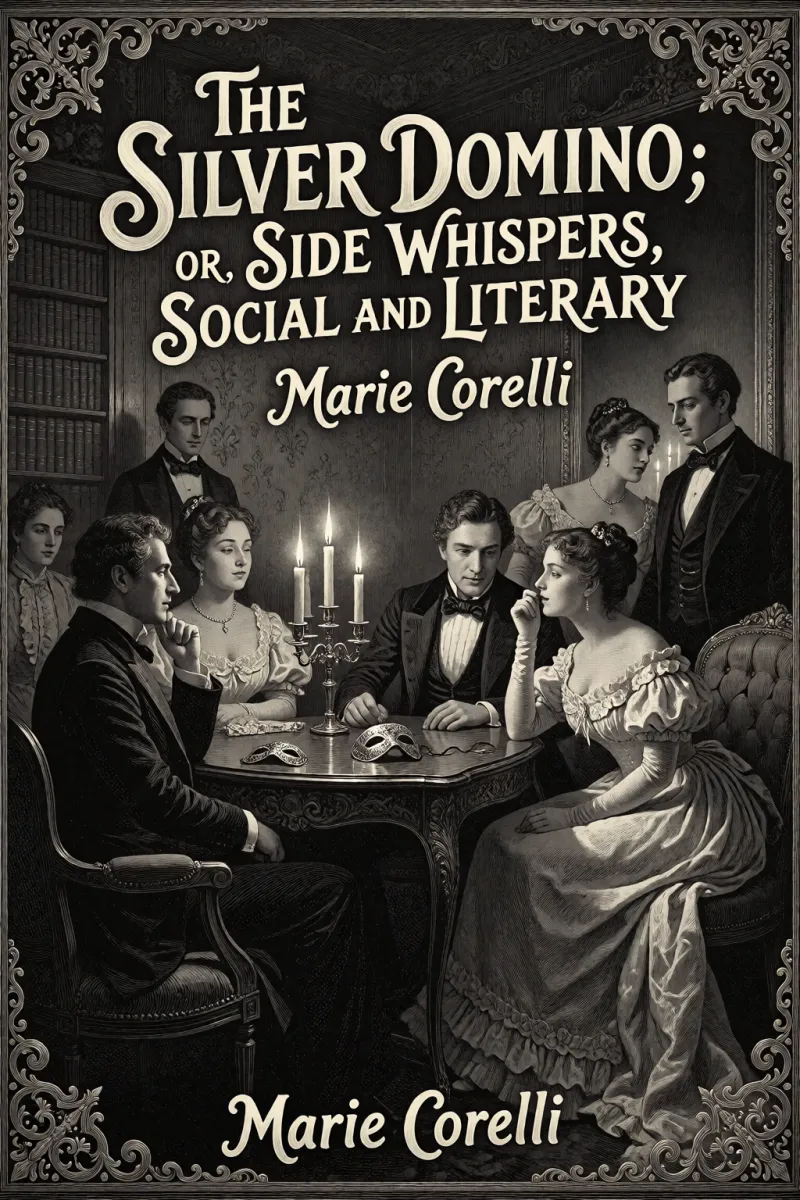Cover of The Silver Domino; Or, Side Whispers, Social and Literary by Marie Corelli