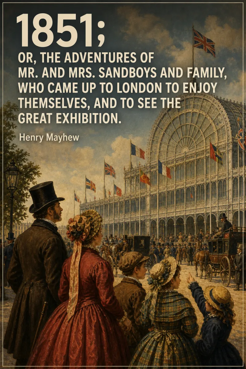 Cover of 1851; Or, The adventures of Mr. and Mrs. Sandboys and family, who came up to London to enjoy themselves, and to see the Great Exhibition. by Henry Mayhew