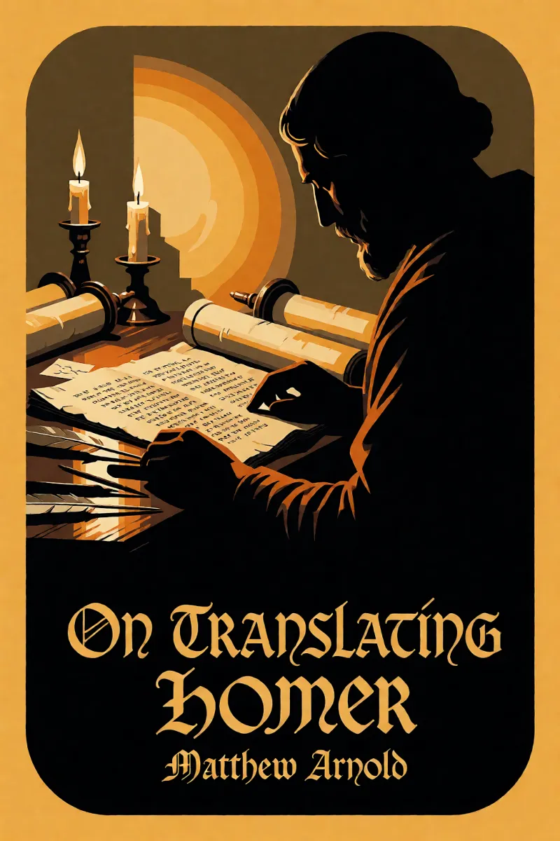 Cover of On Translating Homer by Matthew Arnold